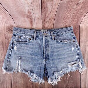 Agolde Womens Size 30 Distressed Parker Vintage Cut Off Short in Swapmeet